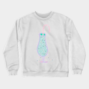 PARTY GLASS GREEN Crewneck Sweatshirt